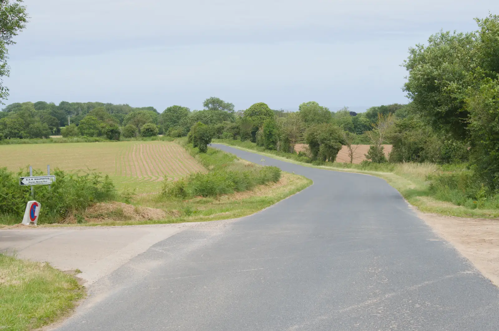 The D612 Route du Cap, from A D-Day Veteran's Dakota Flight, Cherbourg, Normandy - 5th June 2026