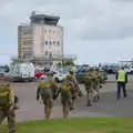 The first group heads off to board Pegasus, A D-Day Veteran's Dakota Flight, Cherbourg, Normandy - 5th June 2026