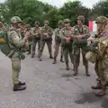 There's a last-minute pep talk, A D-Day Veteran's Dakota Flight, Cherbourg, Normandy - 5th June 2026