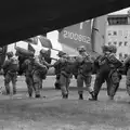 Parachutists are checked as they board, A D-Day Veteran's Dakota Flight, Cherbourg, Normandy - 5th June 2026