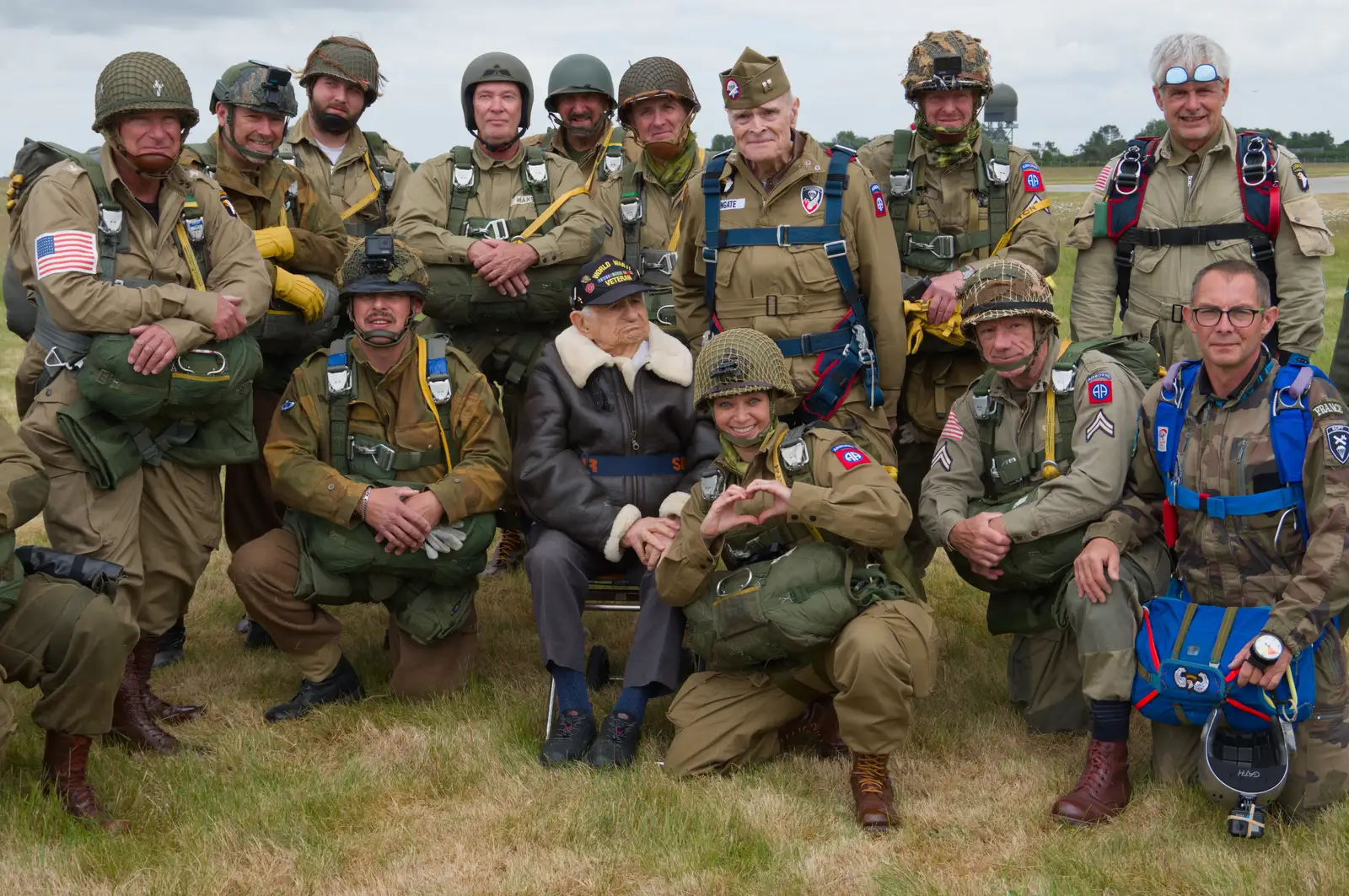 Two old-timers are ready to fly, from A D-Day Veteran's Dakota Flight, Cherbourg, Normandy - 5th June 2026