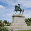A statue of Napoléon, A D-Day Veteran's Dakota Flight, Cherbourg, Normandy - 5th June 2026