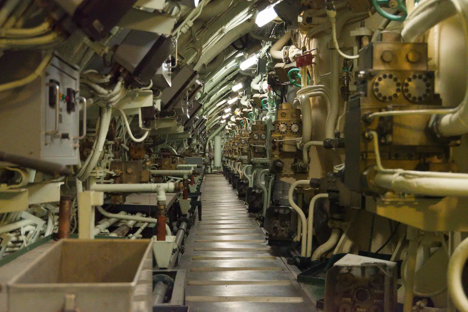 The top floor of the missile room, from Cité de lar Mer and a Dakota Flight Home, Cherbourg - 7th June 2026