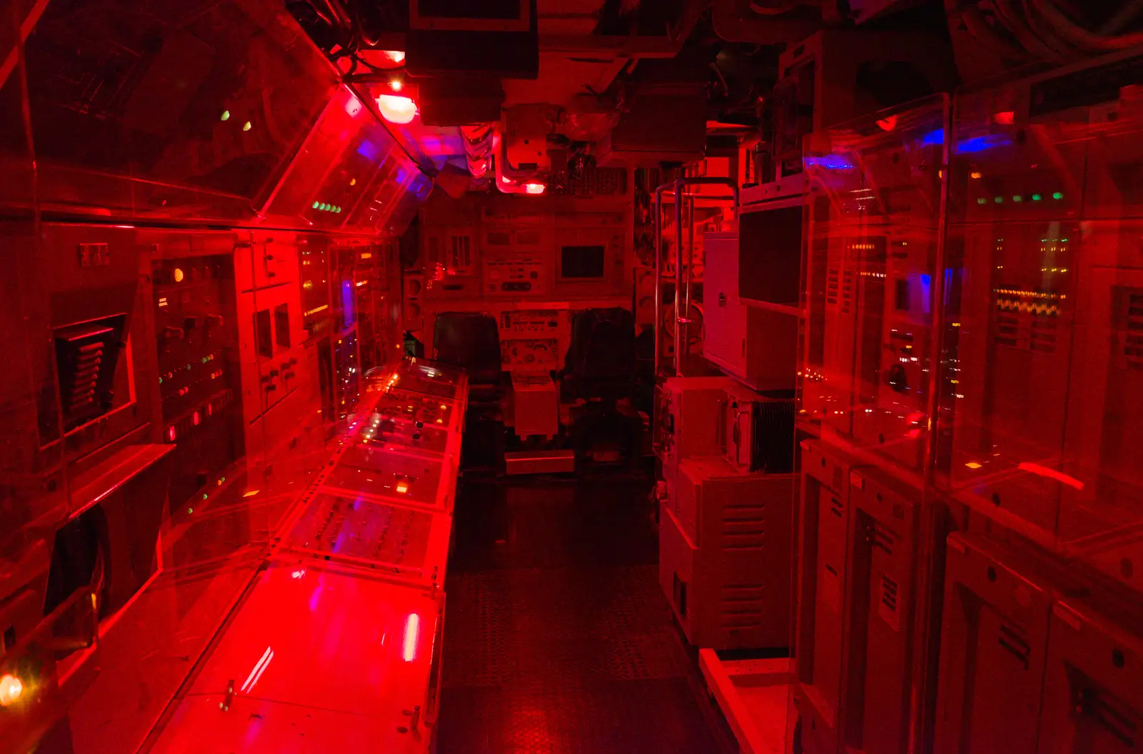 A view of the control room, or 'conn', from Cité de lar Mer and a Dakota Flight Home, Cherbourg - 7th June 2026