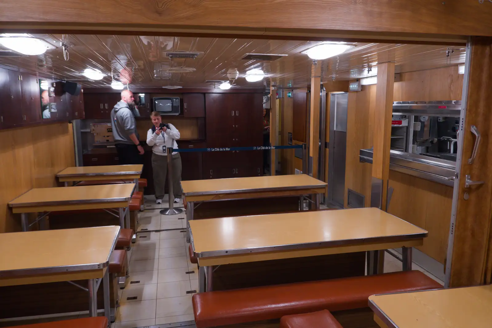 The crew's mess room, from Cité de lar Mer and a Dakota Flight Home, Cherbourg - 7th June 2026