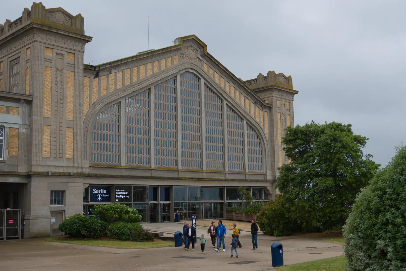 The former railway terminal , from Cité de lar Mer and a Dakota Flight Home, Cherbourg - 7th June 2026