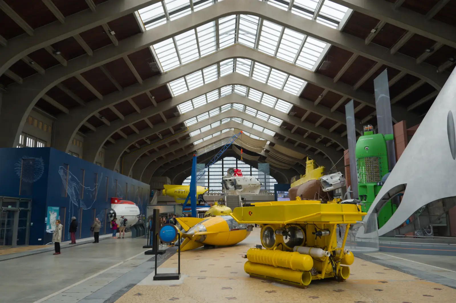 Deap-sea submersibles in La Cité de la Mer, from Cité de lar Mer and a Dakota Flight Home, Cherbourg - 7th June 2026