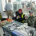 James is on his merchandise stall again, Cité de lar Mer and a Dakota Flight Home, Cherbourg - 7th June 2026