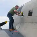 Clive does a spot of window cleaning, Cité de lar Mer and a Dakota Flight Home, Cherbourg - 7th June 2026