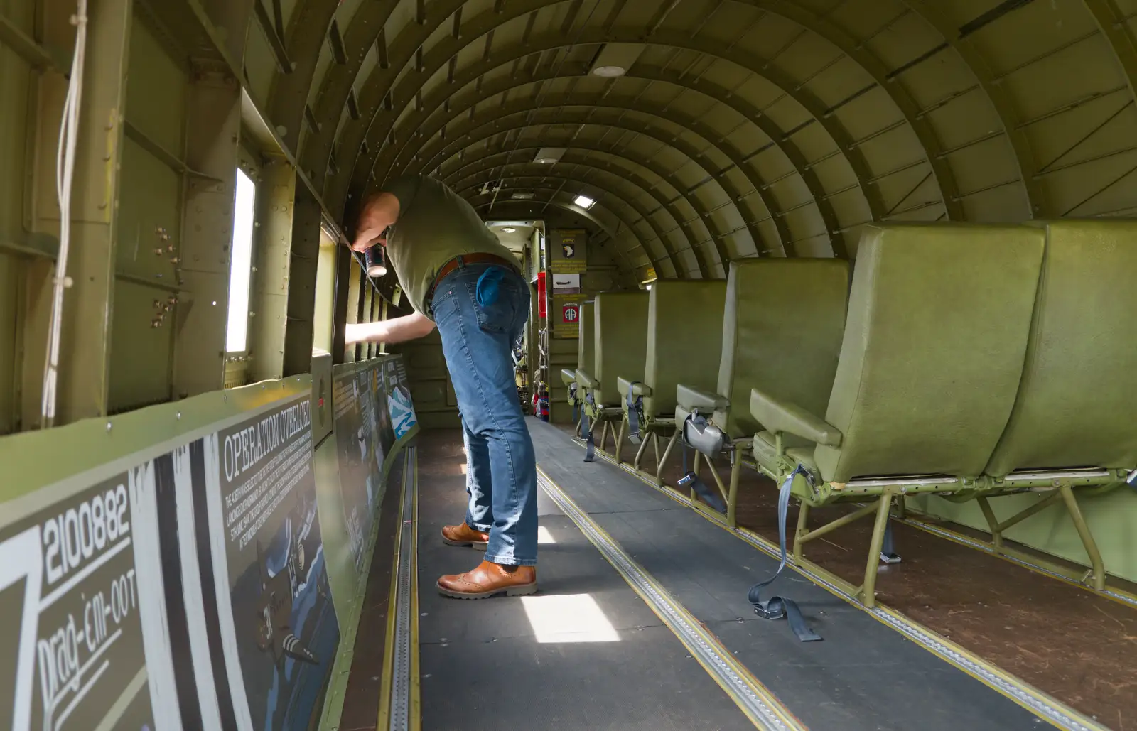 The inside windows get a bit of a clean, from Cité de lar Mer and a Dakota Flight Home, Cherbourg - 7th June 2026