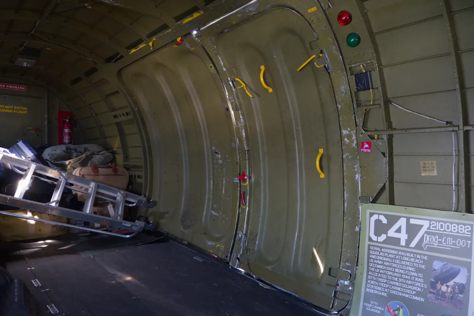 There's light around the door, from Cité de lar Mer and a Dakota Flight Home, Cherbourg - 7th June 2026