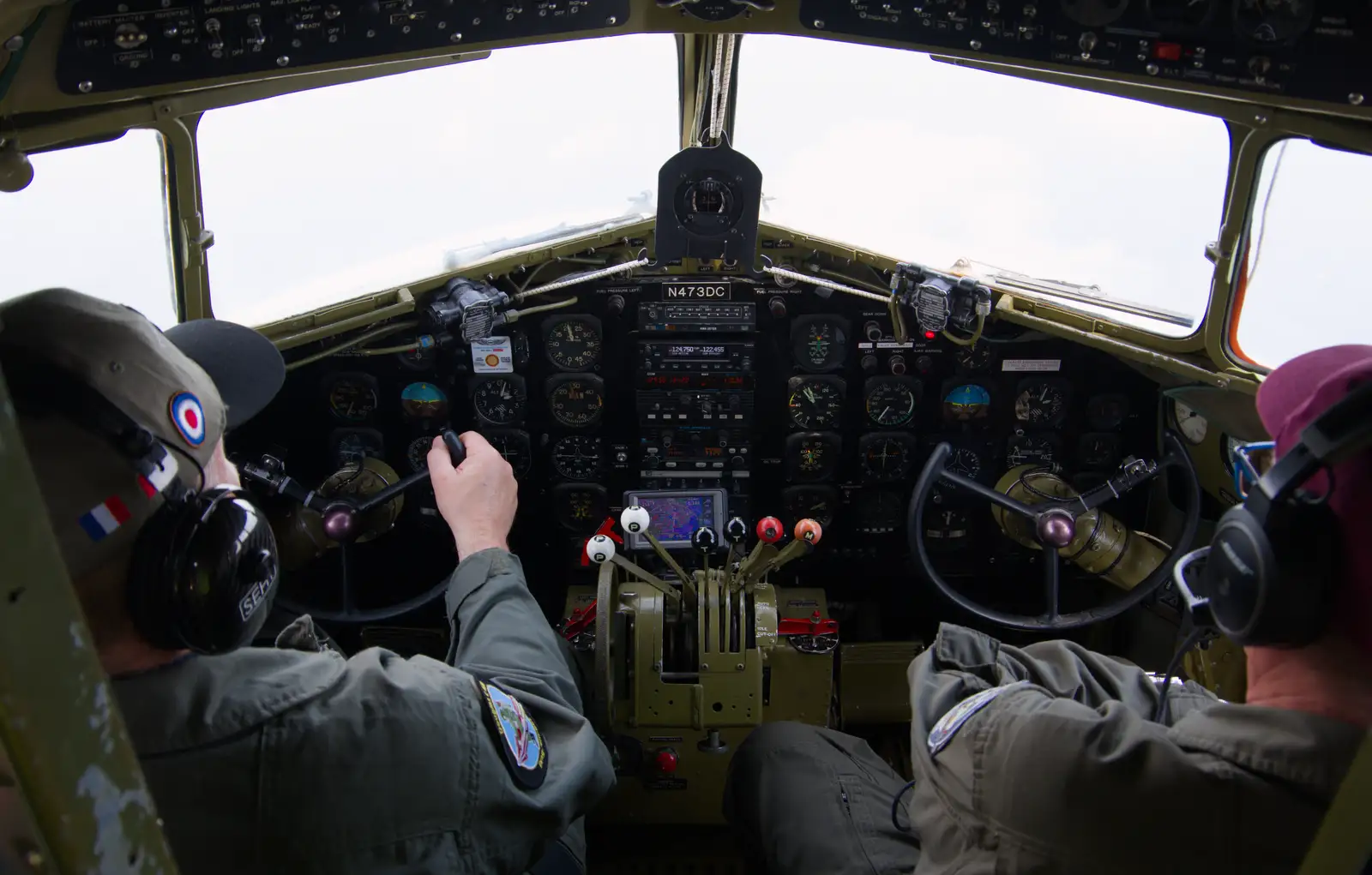 On the flight deck of Drag 'em Oot, from Cité de lar Mer and a Dakota Flight Home, Cherbourg - 7th June 2026