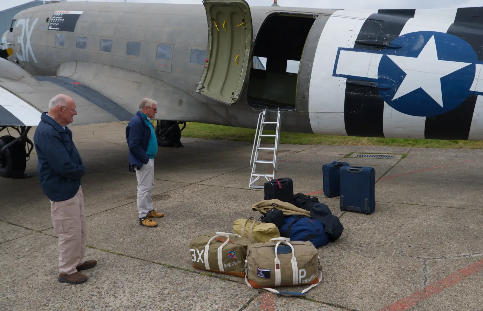 Back on the ground at North Weald, from Cité de lar Mer and a Dakota Flight Home, Cherbourg - 7th June 2026