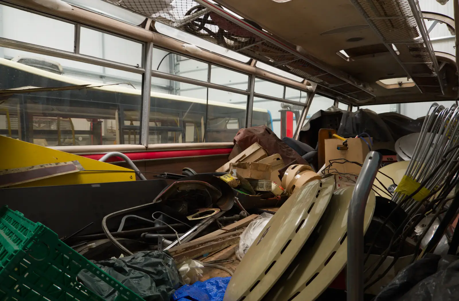 A coach that's yet to be renovated, from Cité de lar Mer and a Dakota Flight Home, Cherbourg - 7th June 2026