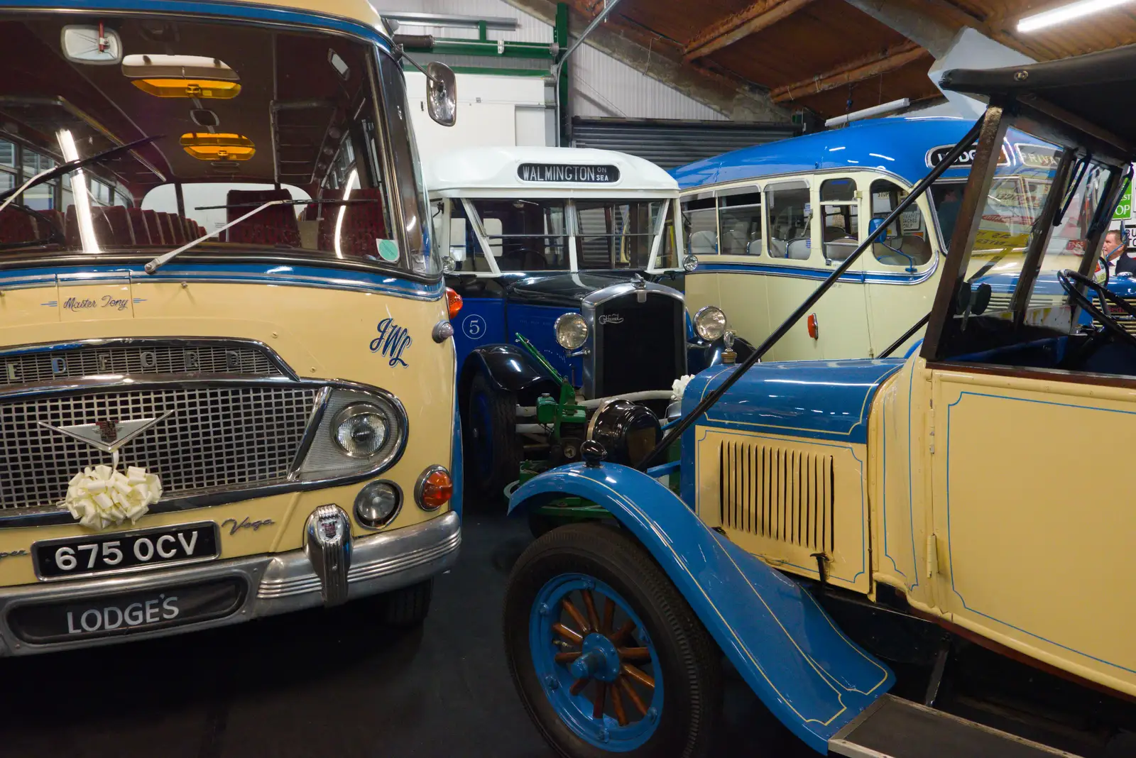 A nice collection of vintage coaches, from Cité de lar Mer and a Dakota Flight Home, Cherbourg - 7th June 2026
