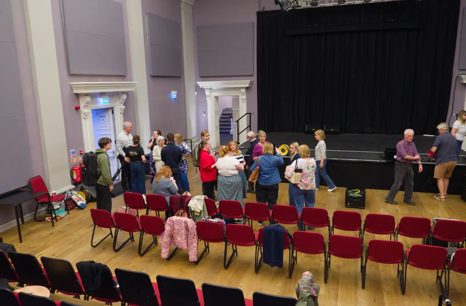 A view from up in the stalls, from Palgrave Players at the Corn Hall, Diss - 12th June 2026