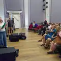 Cathal and Nicola kick off some thank-yous, Palgrave Players at the Corn Hall, Diss - 12th June 2026