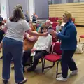 Nicola gives another thank-you card out, Palgrave Players at the Corn Hall, Diss - 12th June 2026