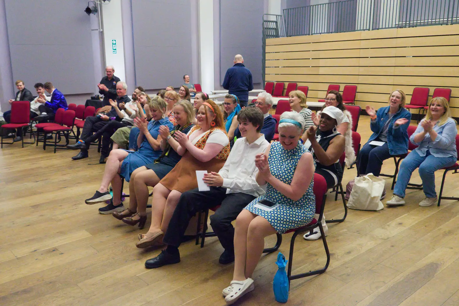 Applause for someone, from Palgrave Players at the Corn Hall, Diss - 12th June 2026