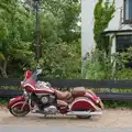 A fancy motorbike outside the old Station Hotel, Mellis Gardens and a Walk to Diss, Norfolk - 13th June 2026