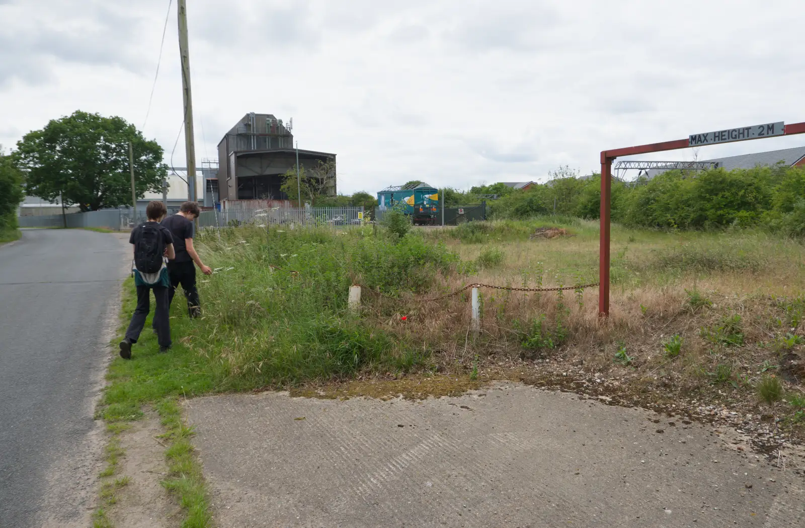 We're on the road near Anglia Grain, from Mellis Gardens and a Walk to Diss, Norfolk - 13th June 2026
