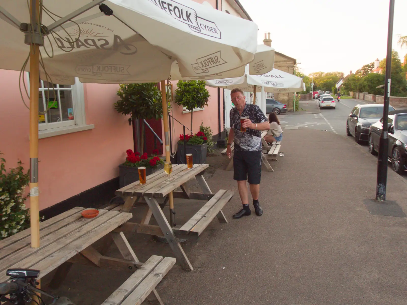 Gaz has got a beer, from The BSCC Does The Lion, Debenham - 18th June 2026