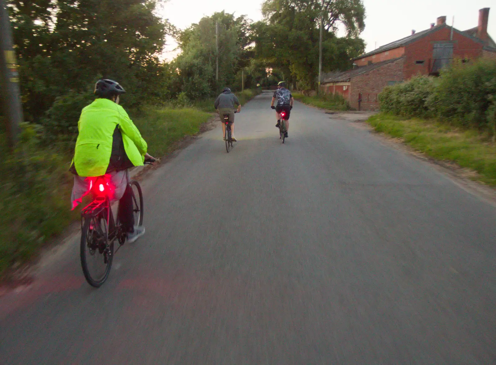 On the road near Kenton, from The BSCC Does The Lion, Debenham - 18th June 2026