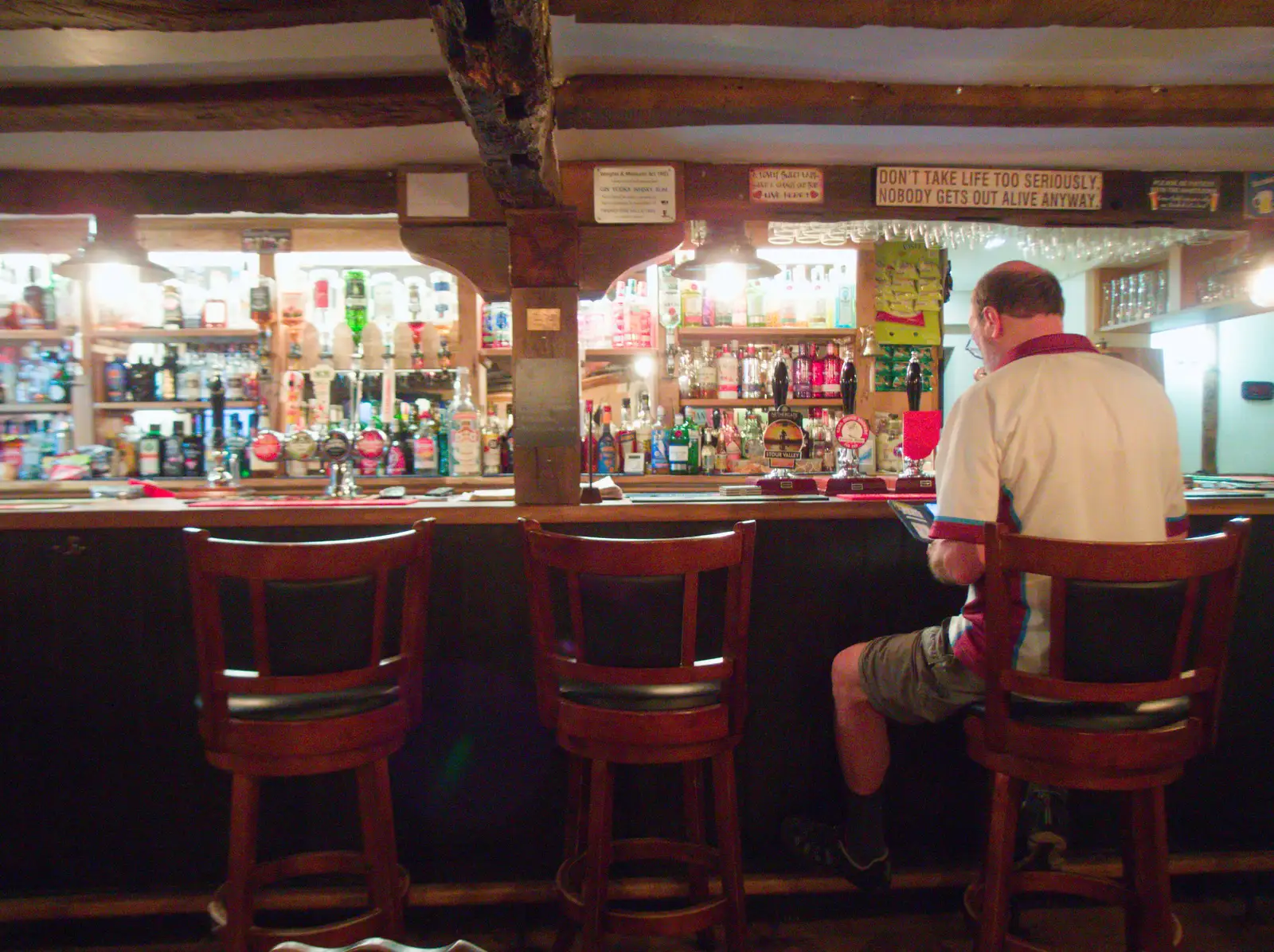 The Beaky's bar, from The BSCC Does The Lion, Debenham - 18th June 2026