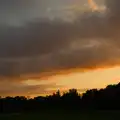 There's a brooding sunset over the side field, A Father's Day Pub Crawl, Ampersand Tap, Diss - 21st June 2026