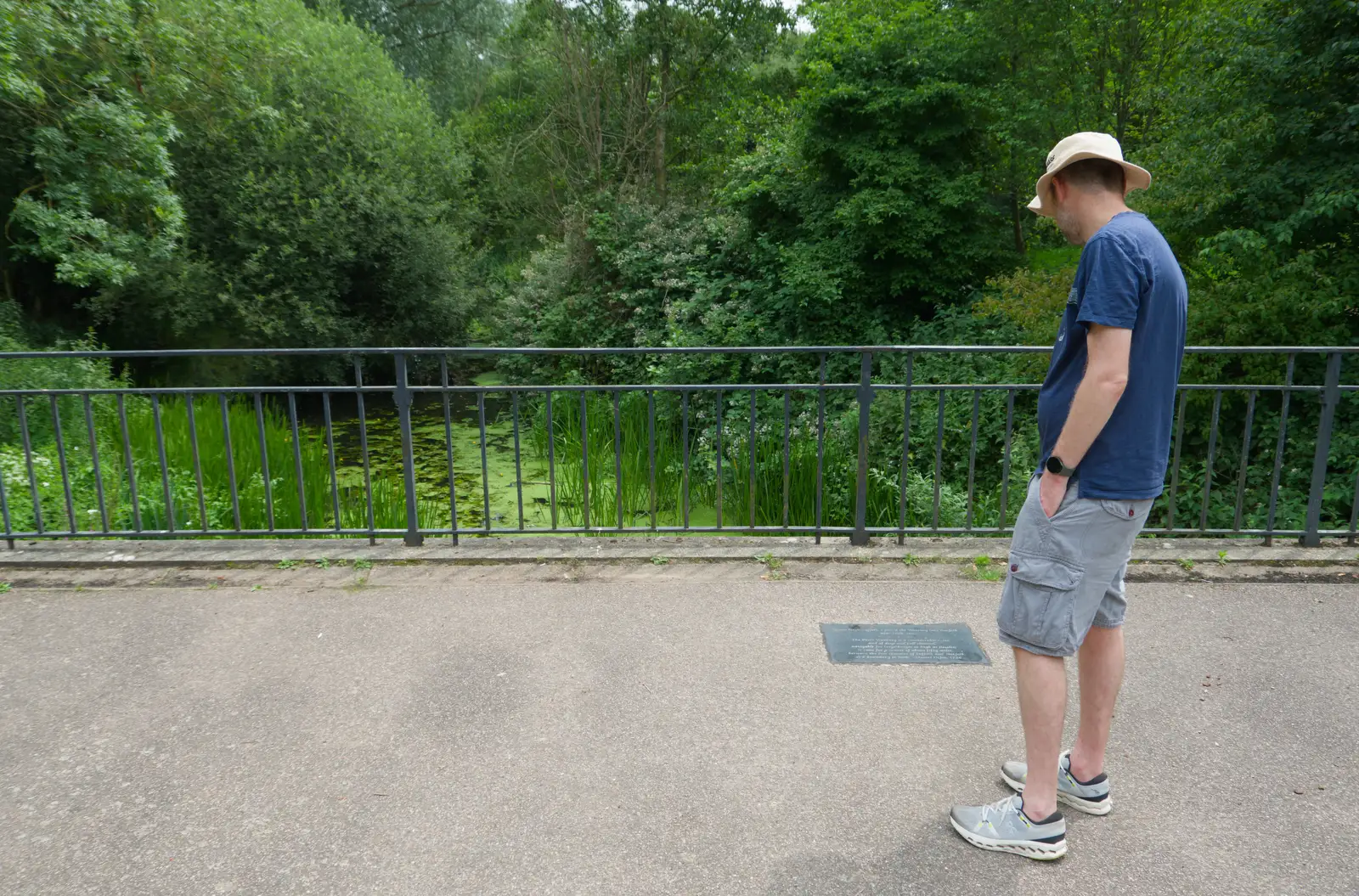 We're on Scole Bridge, from A Father's Day Pub Crawl, Ampersand Tap, Diss - 21st June 2026