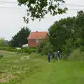 The lads on the path to Dark Lane, A Father's Day Pub Crawl, Ampersand Tap, Diss - 21st June 2026