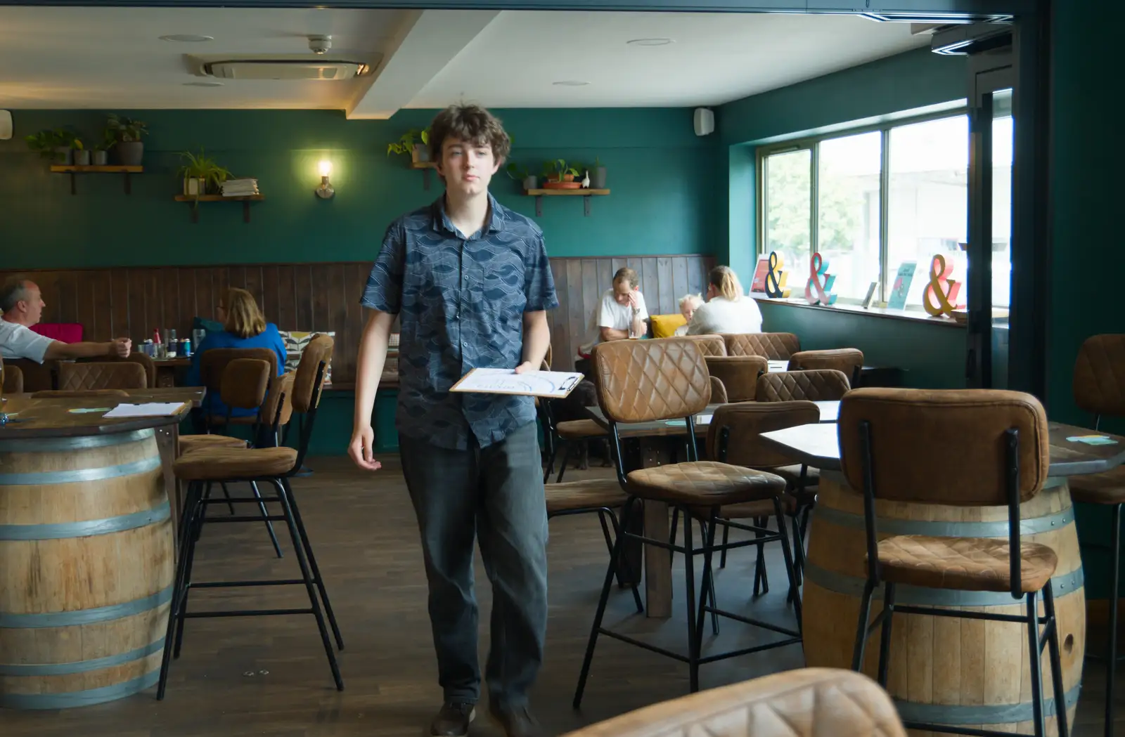 Fred returns with a Burger Jam menu, from A Father's Day Pub Crawl, Ampersand Tap, Diss - 21st June 2026
