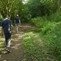 The wild path behind the church in Stuston, A Father's Day Pub Crawl, Ampersand Tap, Diss - 21st June 2026