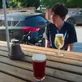 Fred's got a pint of cider, The BSCC does the Red Lion, Kenninghall, Norfolk - 25th June 2026