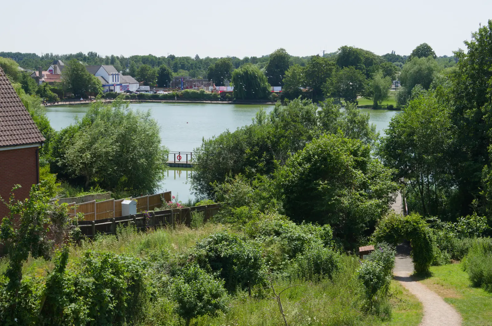 A view over the Mere, from The BSCC does the Red Lion, Kenninghall, Norfolk - 25th June 2026