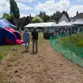 Thrandeston Little Green is like a festival site, The Return of the Hog Roast, Thrandeston, Suffolk - 28th June 2026