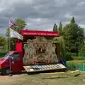 There's background music from a Dutch organ, The Return of the Hog Roast, Thrandeston, Suffolk - 28th June 2026