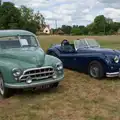 A couple of classic cars, The Return of the Hog Roast, Thrandeston, Suffolk - 28th June 2026
