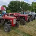 Another view of tractors, The Return of the Hog Roast, Thrandeston, Suffolk - 28th June 2026