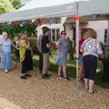 Harry and Isobel are in another queue, The Return of the Hog Roast, Thrandeston, Suffolk - 28th June 2026