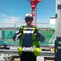 Fred on a building roof in Cambridge, An Orchestral Big Play Day, Risby, Suffolk - 4th July 2026