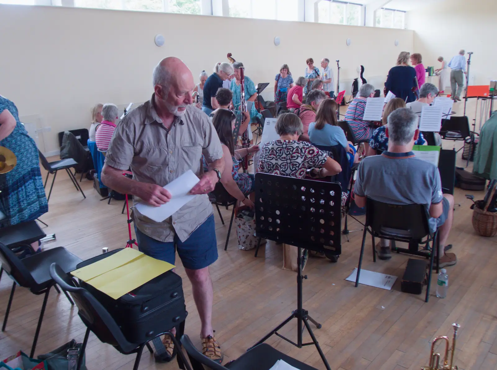 Brian from the GSB, from An Orchestral Big Play Day, Risby, Suffolk - 4th July 2026