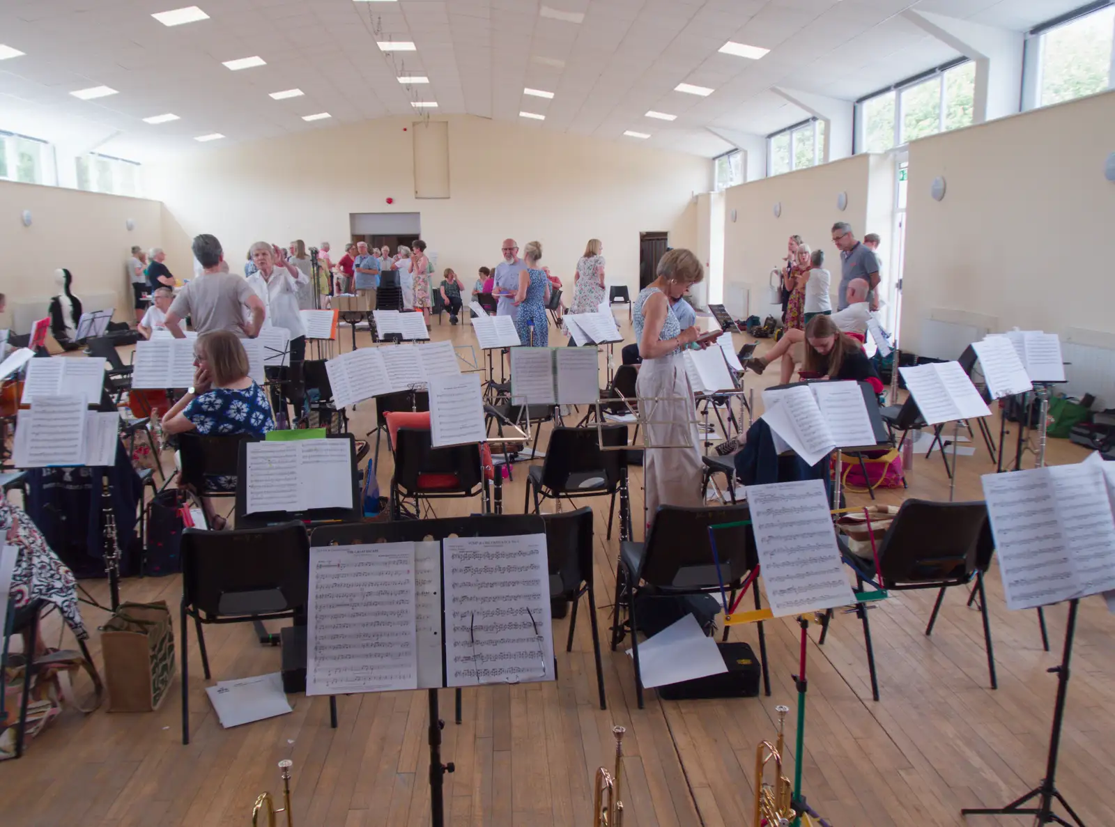 It's time for an afternoon snack break, from An Orchestral Big Play Day, Risby, Suffolk - 4th July 2026