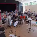 In Risby's giant village hall, An Orchestral Big Play Day, Risby, Suffolk - 4th July 2026