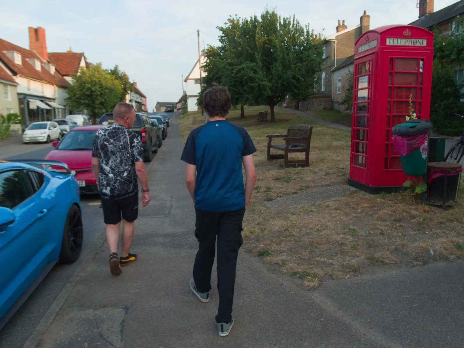 We head off to the chip shop, from Sausage and Chips in Debenham, Suffolk - 9th July 2026
