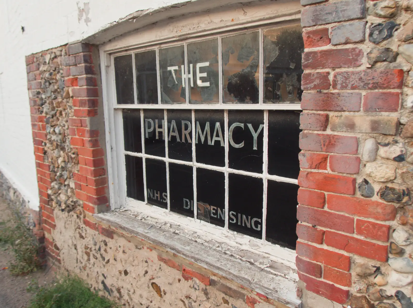 A sign for the Debenham pharmacy, from Sausage and Chips in Debenham, Suffolk - 9th July 2026