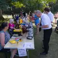 David gets some raffle tickets, The GSB at Barningham, West Suffolk - 11th July 2026