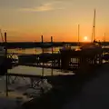 The sun sets over the river at Southwold, Harry's Karate Kamp, Harbour Campsite, Southwold - 12th July 2026
