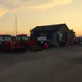 Isobel walks along Blackshore, Harry's Karate Kamp, Harbour Campsite, Southwold - 12th July 2026
