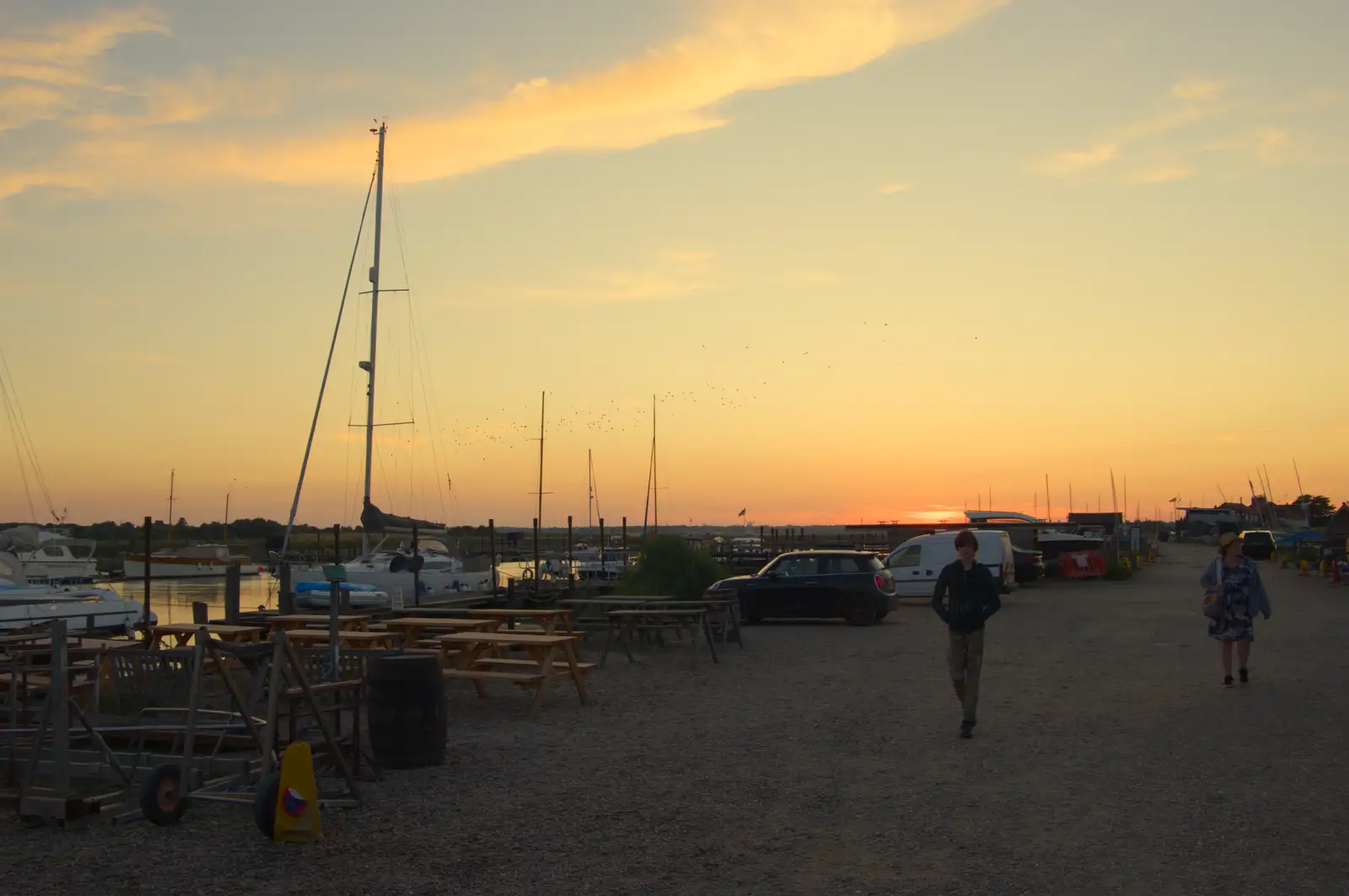 Harry and Isobel, from Harry's Karate Kamp, Harbour Campsite, Southwold - 12th July 2026